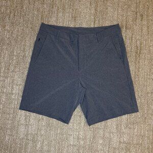 All In Motion Men's Heather Gray Stretch Golf Shorts Sports Lightweight Size 34